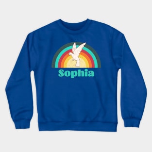 Sophia - Vintage Faded Style Crewneck Sweatshirt